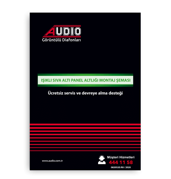Işıklı Sıva Altı Panel Altlığı Montaj Şeması