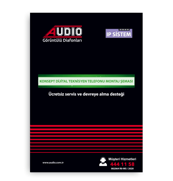 Konsept Dijital Teknisyen Telefonu Montaj Şeması