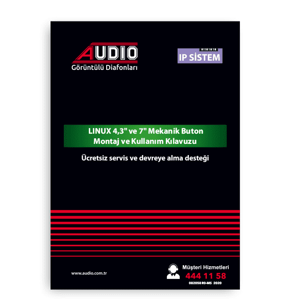 Linux 4,3 ve 7 Mekanik Buton Montaj ve Kullanım Kılavuzu