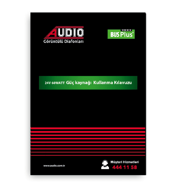 24 V Güç Kaynağı kullanam kılavuzu