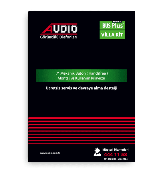 7mekanik buton handsfree montaj ve bağlantı klavuzu kapak