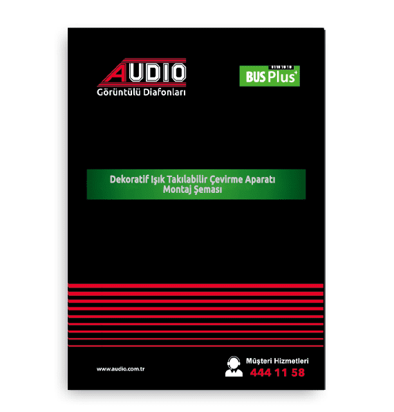 Dekotstif ışık takılabilir çevirme aparatı Kapak